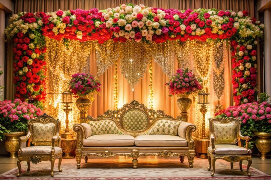 Garden Wedding Setup